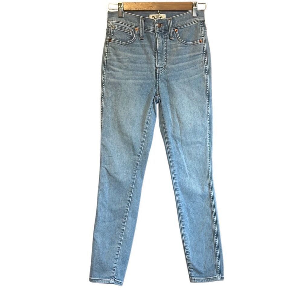 Madewell Women's High Rise Skinny Jeans Denim Pants Light Wash Classic